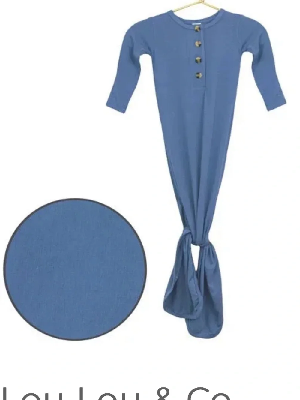 BRAND NEW Lou Lou & Company Knotted Gown Bundle 3-6 mo